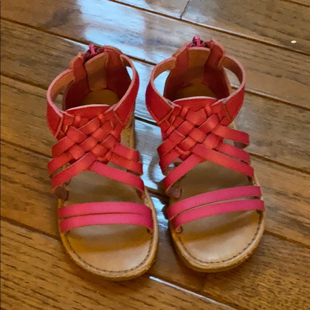 Cherokee girls pink sandals size 7